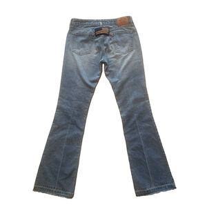 Levis 518 Jeans Womens Jrs 7L Patriotic Patch Low Rise Stretch Bootcut Trousers